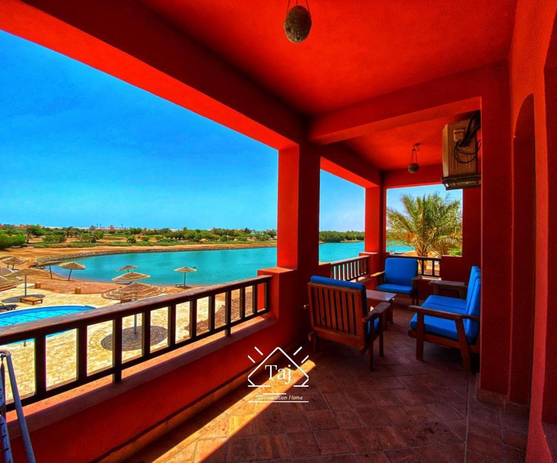 Taj Home, Amazing Pool And Lagoon View 2Bedrooms Apartment Hurghada Exterior foto