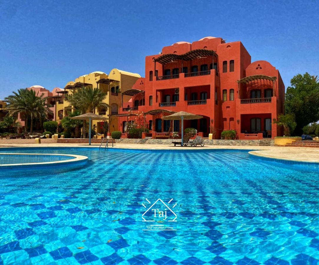 Taj Home, Amazing Pool And Lagoon View 2Bedrooms Apartment Hurghada Exterior foto